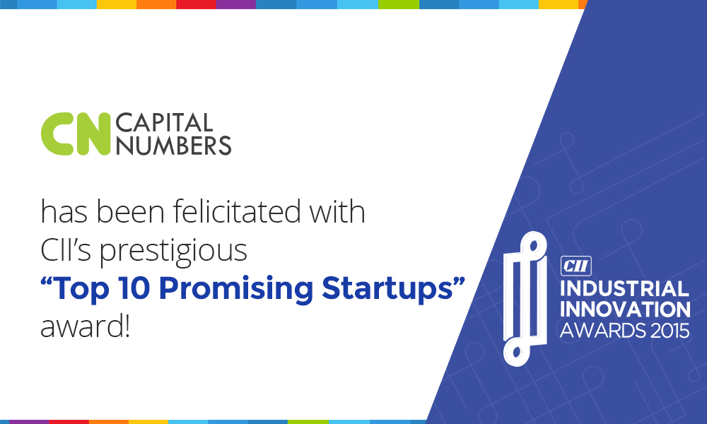 Capital Numbers awarded CII Innovation Awards 2015