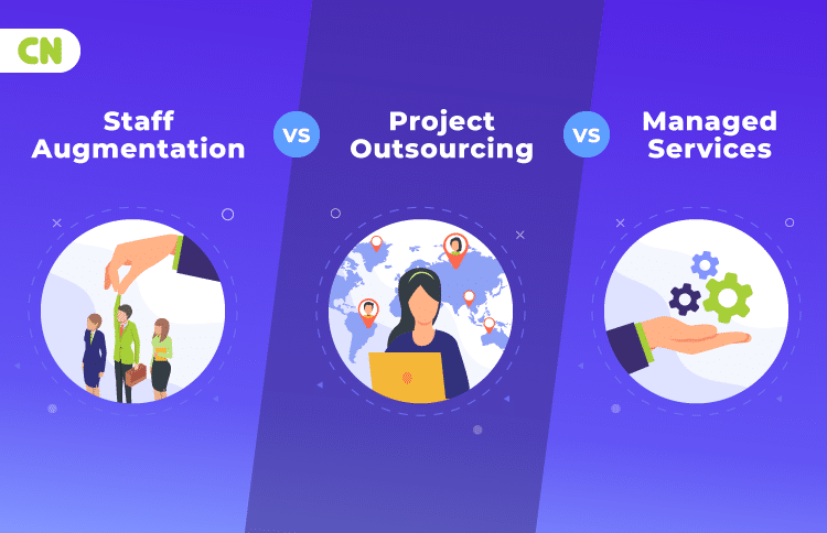 Staff Augmentation vs Project Outsourcing vs Managed Services